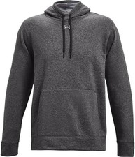NEW Men's Under Armour Hustle Fleece Hoodie Gray Size Medium MSRP 55.00