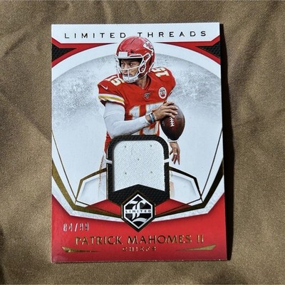   2019 Panini Limited Threads Patrick Mahomes   Game-Worn  Memorabilia /99  