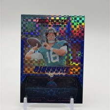 2025 Panini Rookies & Stars Trevor Lawrence #6 Airborne Blue Plaid