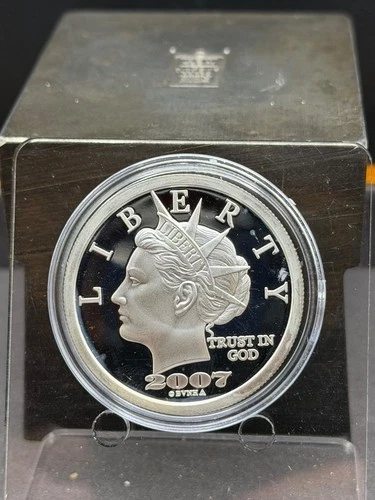 NORFED $20 - Rare 2006/2007 Double Date ~1 Oz Proof .999 Silver Encapsulated (D)