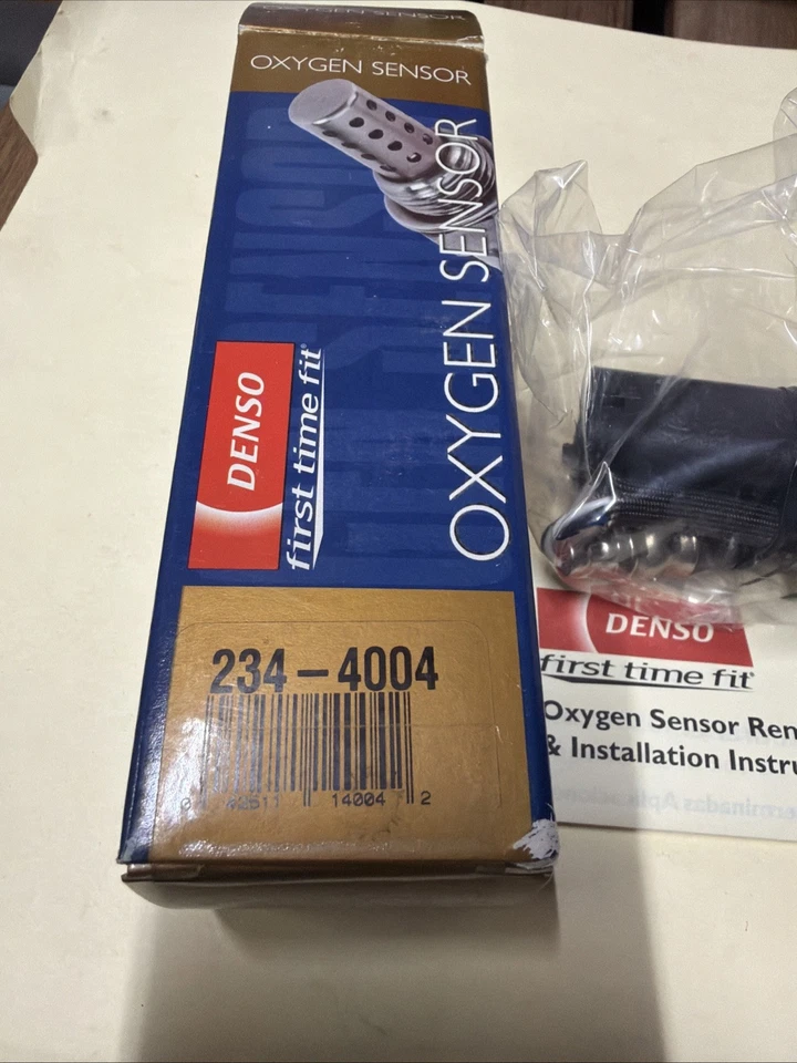 🔥 Подлинный датчик кислорода DENSO 234-4004 4 провода, прямая посадка, с подогревом - Изображение 2 из 4
