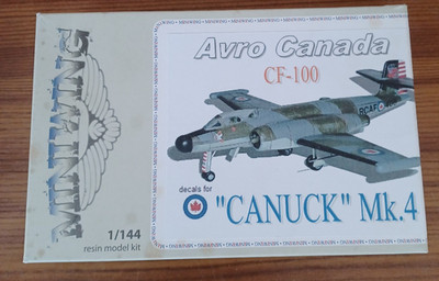 1:144 Avro Canada CF-100 Miniwing  Resinkit extrem selten