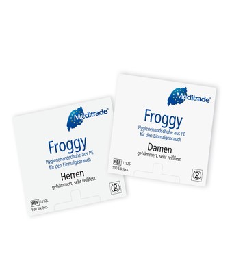 Froggy unsteril Einmal-Handschuhe Gr. L Herren 100 Stück