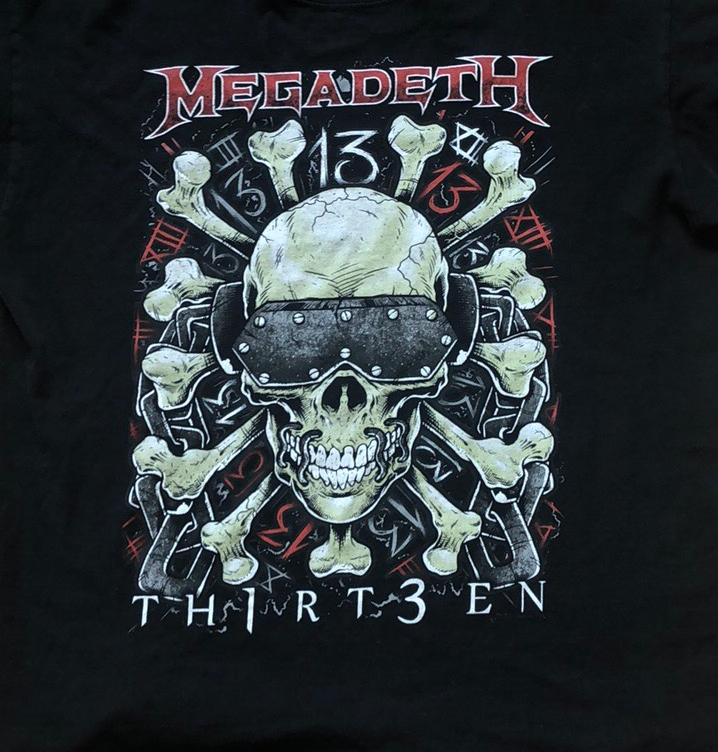 Megadeth Music Band Gift For Fans Black Full Size Unisex Classic Shirt