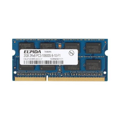 Elpida 2GB PC3-10600 DDR3 CL9 204-Pin SoDimm Modul (EBJ21UE8BFU0-DJ-F) REF
