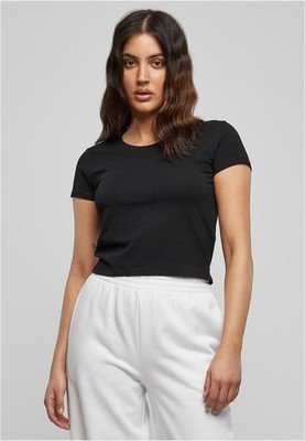Ladies Stretch Jersey Cropped Tee Damen T-Shirt | Urban Classics | TB2754