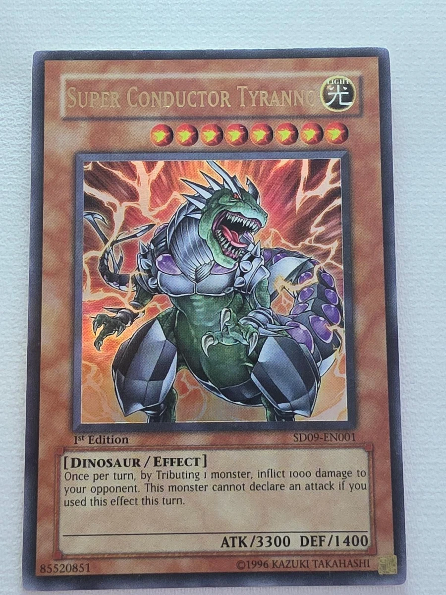 Super Conductor Tyranno SD09-EN001 Structure Deck | eBay