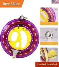 Lightweight 7'' Kite Reel Winder with 600ft Line - Perfect for Family Fun