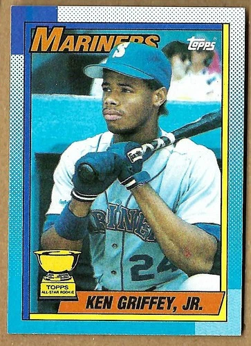 KEN GRIFFEY JR 1990 Topps 2nd Year Card # 336 Seattle Mariners HOF