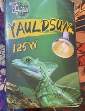 YauldSun 125W Reptile Heat Lamp UVA Basking Bulb Self Ballasted