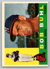 1960 Topps #374 Bob Buhl Milwaukee Braves