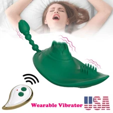 Remote Wearable G-Spot Clit Vibrator Butterfly Massager Adult Sex Toy for Women