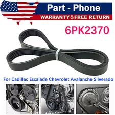 EPDM Serpentine Belt 6PK2370 for Cadillac Escalade Chevrolet Avalanche Silverado
