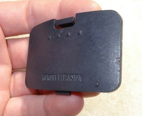 Nintendo 64 N64 Gray Top Jumper Pak Memory Cover ONLY-Just OK-READ ALL - Picture 3 of 9