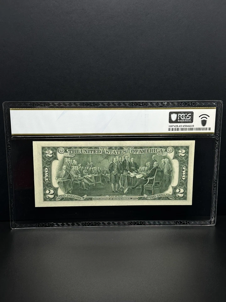 1976- 2 DOLLARS STAR NOTES Very Nice BILLS For Your Collection  - Image 2 of 2