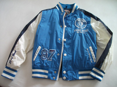 Vingino Jeans - funktionelle Kinderjacke/Bomberstyl blau f.8 J/128 neuw.