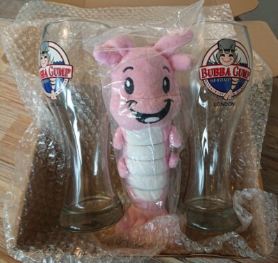 Bubba Gump Shrimp Co. Pilsner Bierglas London x2 Libbey + Louie Plüsch FastP&P