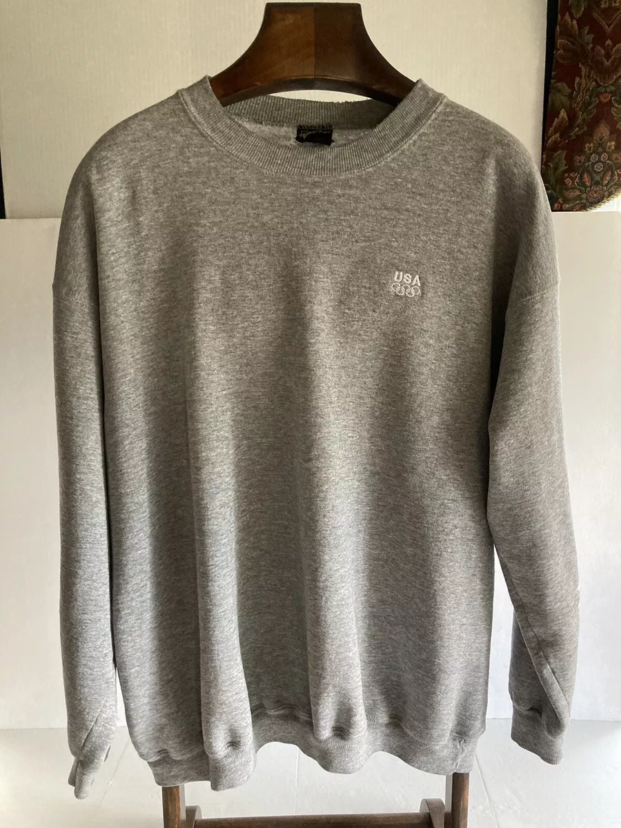 USA Olympic Sweatshirt Gray XL eBay