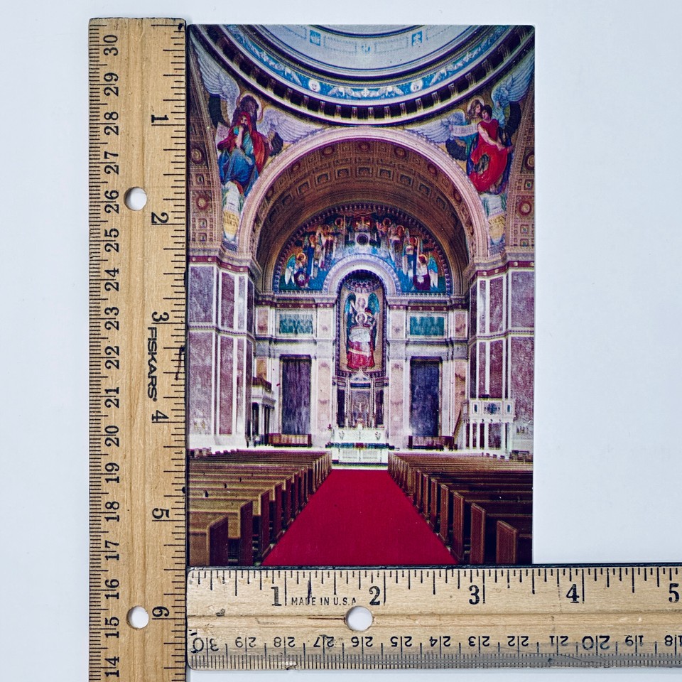 St. Matthew's Cathedral Washington, D.C. Interior Postcard Unposted eBay