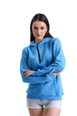 Sweatshirt mit Kapuzze Hoodie mit Fleece Royyen 483 Damen