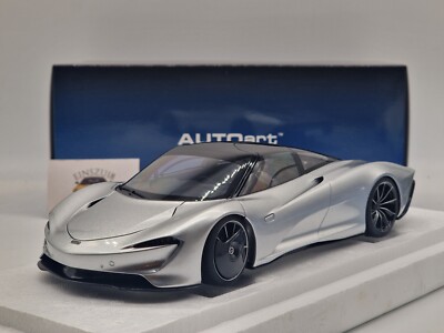 McLaren Speedtail Supernova Silver 1:18 AUTOart 76090 • NEU & OVP