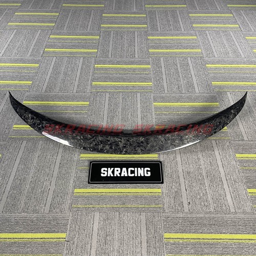 Carbon Fiber/Forged/Glossy Black Rear Trunk Spoiler Wing For Tesla Model X 16-20 - Imagen 26 de 51