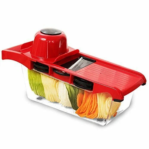 Vegetable Chopper Slicer Onion Veggie Fruit Dicer Kitchen Cutter Tool w/ 6 Blade