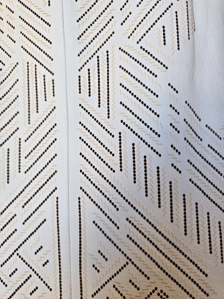 Twelfth Street Cynthia Vincent S P Leather Top Shirt Blouse Women mixed media - Image 2 of 4