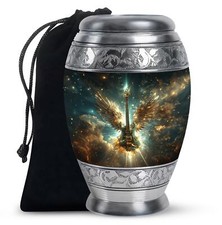 Guitar Human Cremation Urns For Ashes, Urn For Human Ashes Adult Mother, 10 Inch