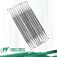 NEW DENTAL EXCAVATOR SETS OF RESTORATIVE SPOON DOUBLE ENDED PREMIUM INSTRUMENTS