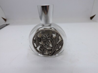 vintage seagull pewter perfume bottle daffodils glass gothic rock art  shotgun at UK