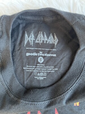 DEF LEPPARD 1983 T-SHIRT Replica Retro Pyromania 1983 US Tour