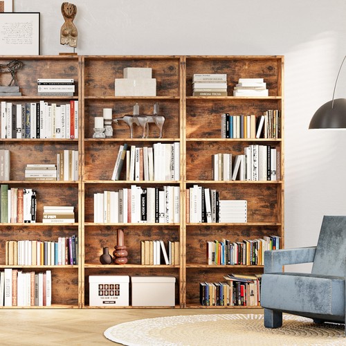 IRONCK Industrial Bookshelves and Bookcases Floor Standing 6 Shelf Display St... - Picture 2 of 7