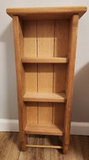 Country Wood Ladder Rustic Farmhouse Wall Hanging 3 Shelves Decor 24"x10"x3 "