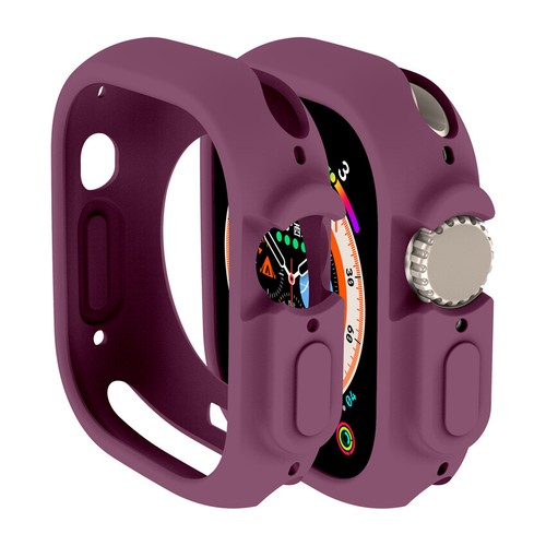 Do Apple Watch Ultra2 Ultra 49mm Candy TPU Case Bumper Rama Shell Soft Cover - Zdjęcie 22 z 29