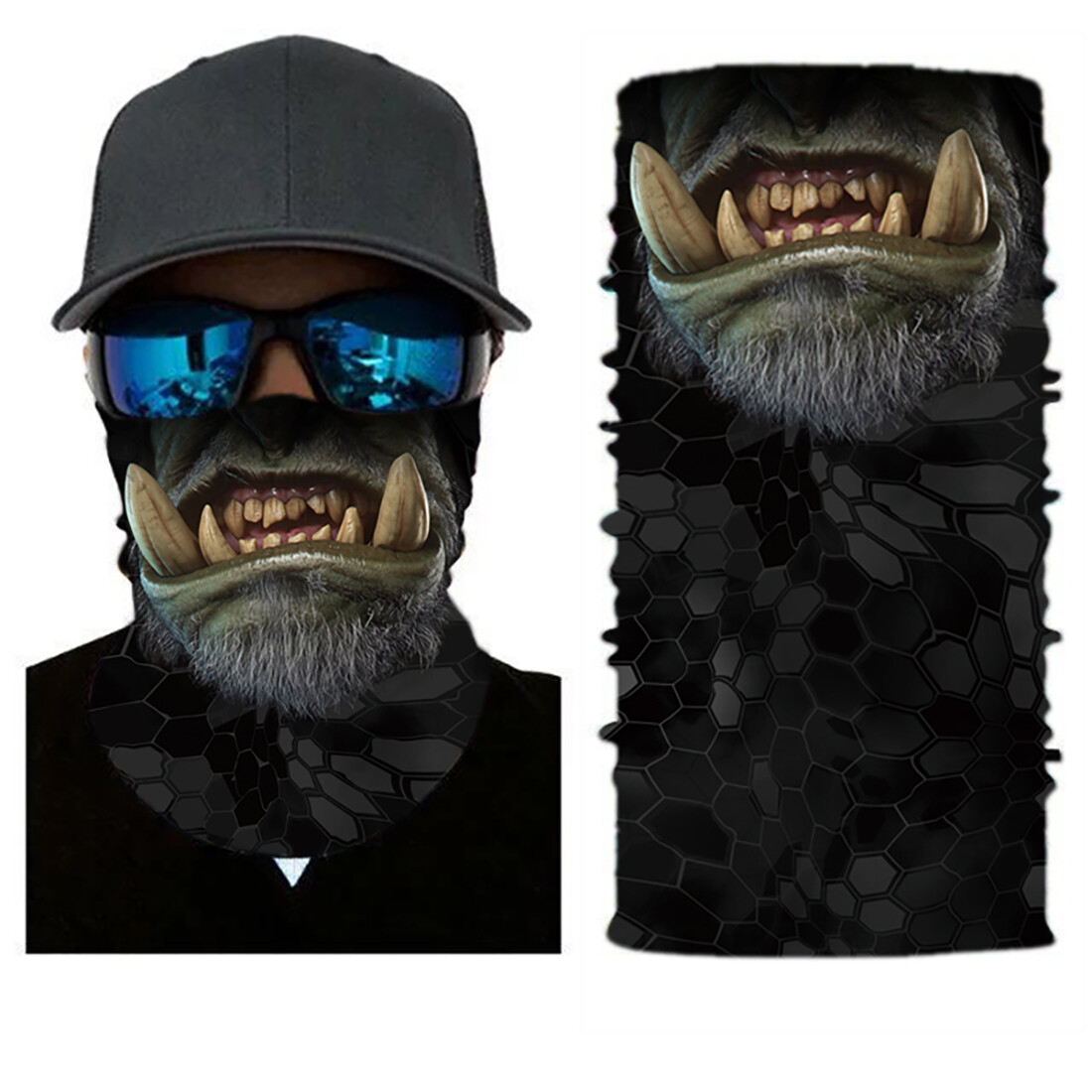 Bandana Multifunktionstuch Halstuch Gesichtsmaske Nasen- und Mundschutz Schlauch