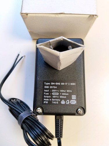 Netzteil / Ladegerät / SM-SNG 08-17 / 48V / 350mA / IP30 / ohne Stecker - Bild 2 von 3