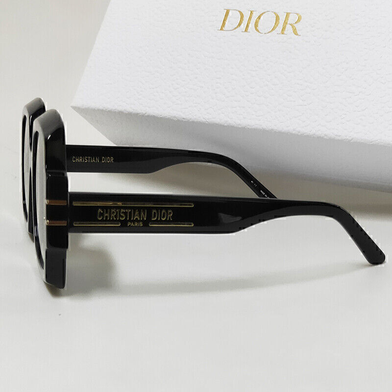 Christian Dior Signature S1U Sunglasses Black Oversized Christian Dior Signature S1U Sunglasses Black Oversized