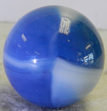  16003m Vintage Peltier Glass Shooter Marble .85 Inches