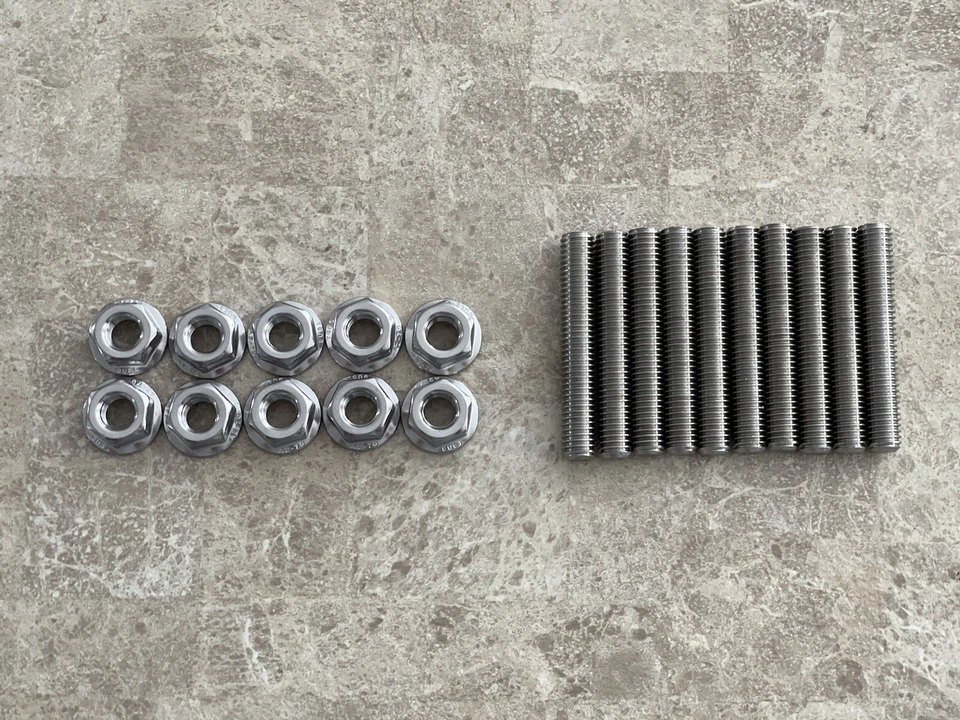 Juego de pernos colector a cabeza de escape de neón SRT4 Foto 2 de 3