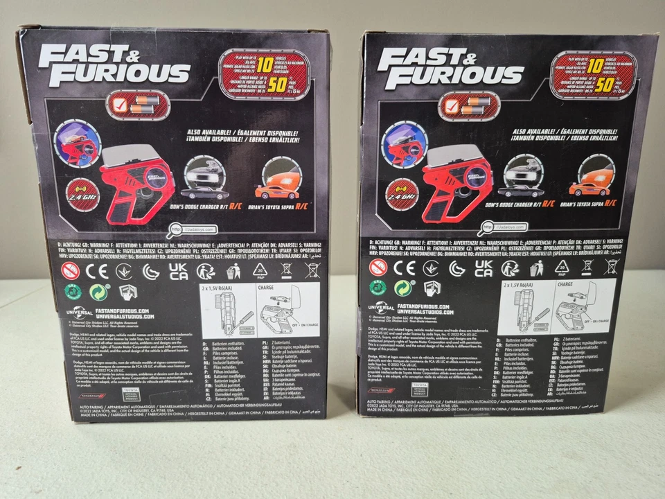 Jada Fast & Furious 1:55 RC Brian's Toyota Supra and Dom’s Dodge Charger R/T - Image 2 of 4