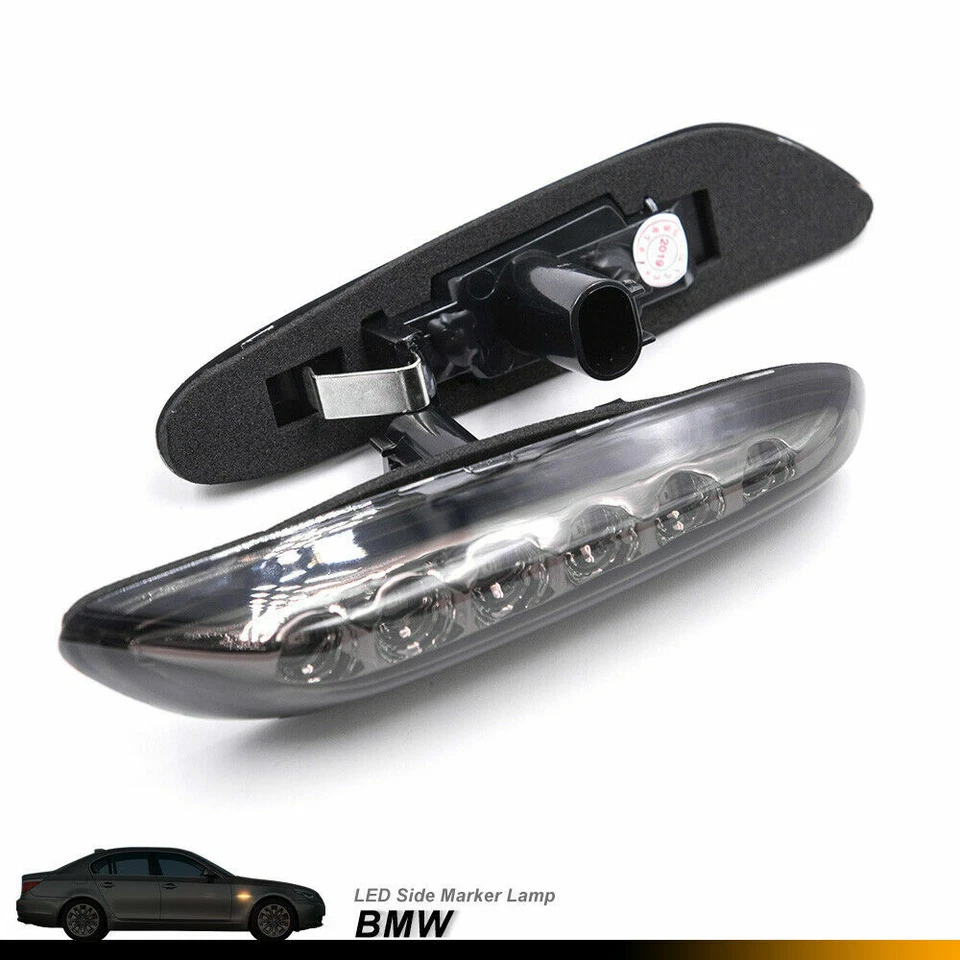 Luces de señalización laterales LED Smoke Len para BMW 46 E60 E61 E82 E83 E84 E88 E90 E92 2 un. Foto 4 de 4