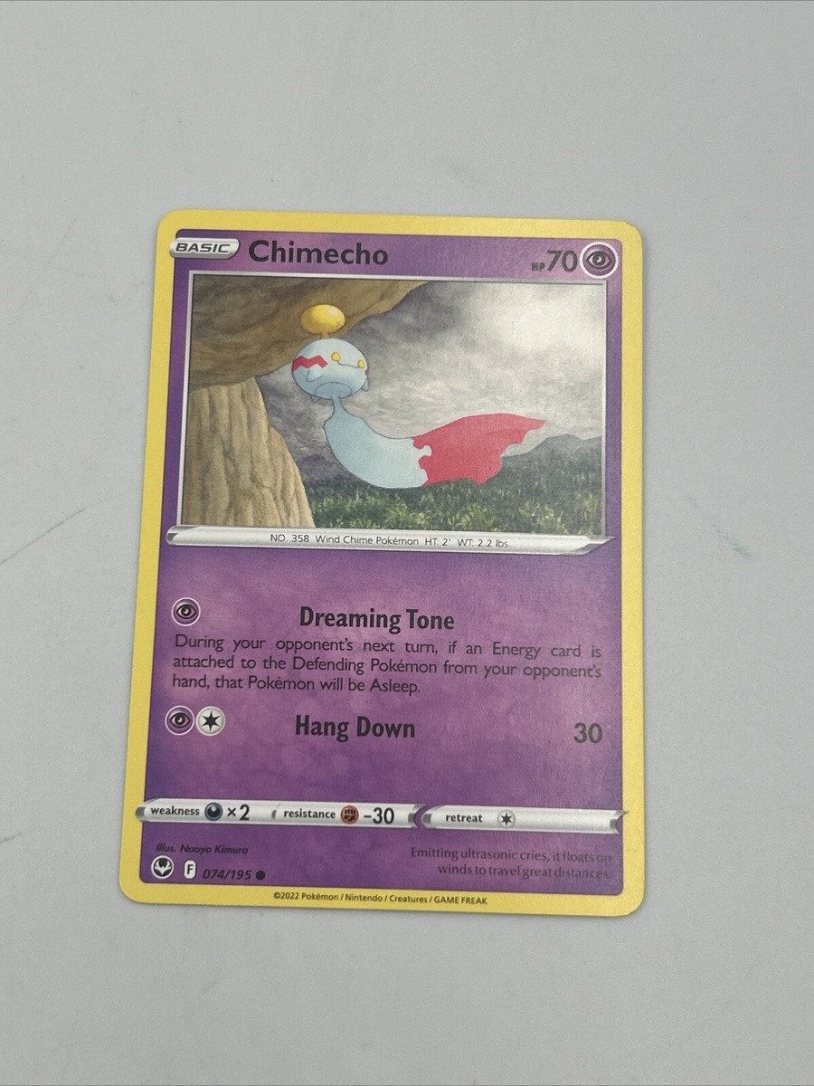 pokemon chimecho card Chimecho 072/185 - Crocheted Art