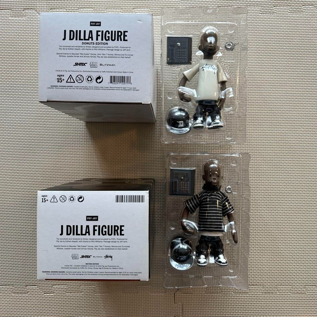 STUSSY - J DILLA STUSSY ドーナツ フィギュア 限定2体SET (JOJ様) Stussy J DILLA aka JAY DEE FIGURE BY PAY JAY 2 figure set | eBay