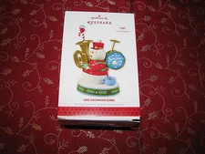 Hallmark HKO One Snowman Band Magic Sound Motion Christmas Ornament MIB New 2013