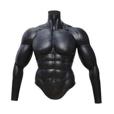 Smitizen Silicone Fake Chest Belly Upper Muscle Suit Costume for Party Cosplay