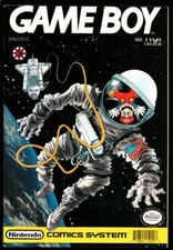 Game Boy #2 1990- Valiant-Portada de ciencia ficción-Videojuego cómic-Portada negra-Bien/En muy buen estado