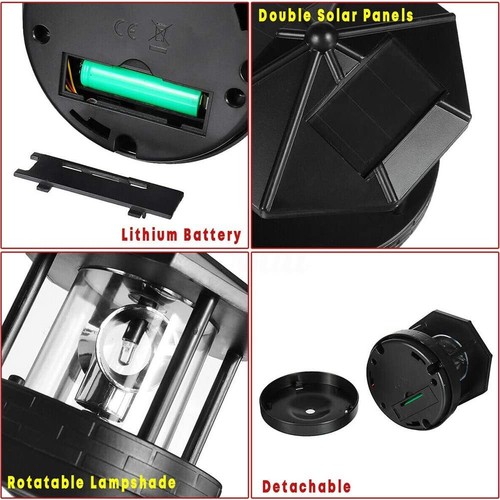 Solar Leuchtturm Rotierender Leuchtfeuer 360° Ersatz Leuchtmodul Leuchteinheit - Bild 9 von 12