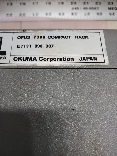 OKUMA E4809-045-216 -B E7191-090-007 RACK tested under full load, warranty - Picture 4 of 7