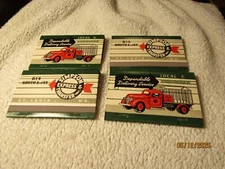 Vntg Simpson Express Transfer Freight Trucking St Louis Set of 4 Matchbooks NOS